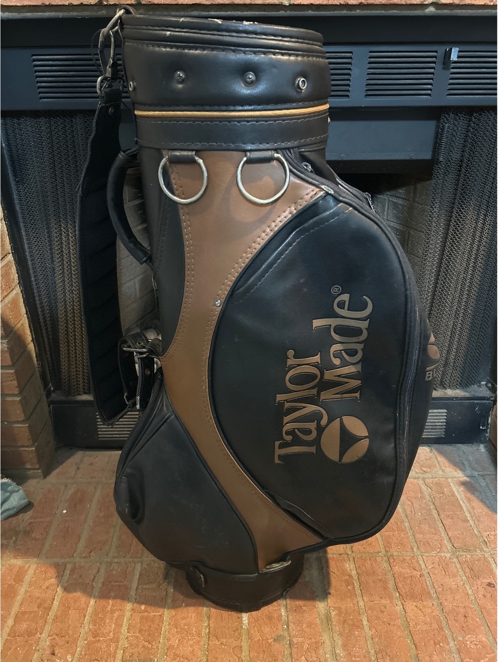 TaylorMade Burner Bubble Vintage Golf Bag Black Brown